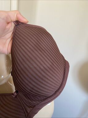 Freya 34F /34E uk Women's Brown Striped T-Shirt Bra - Classic Comfort